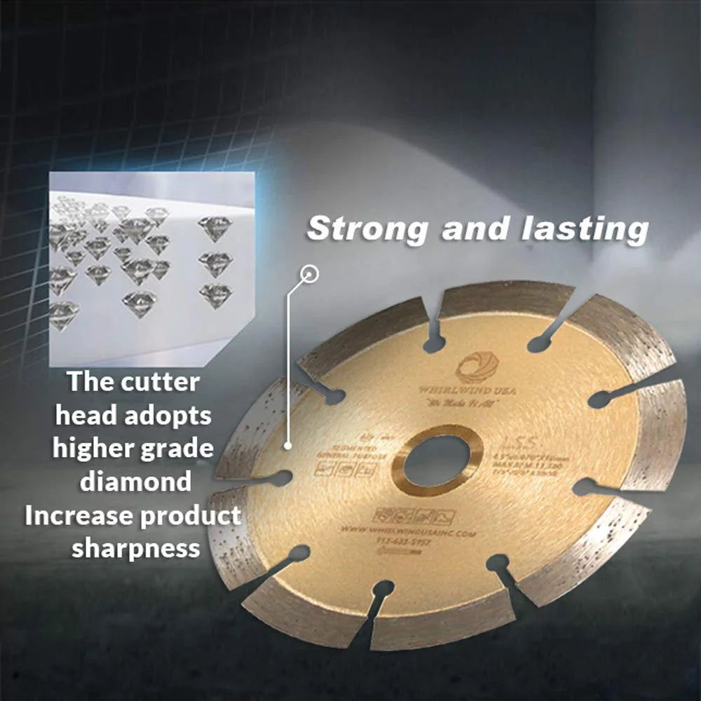 5" Diamond Saw Blade Dry or Wet for Concrete Stone Granite Brick Masonry