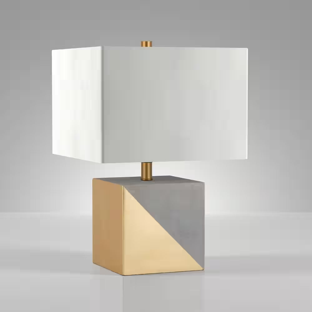 Severin 18-1/2 In. Gold Dipped Concrete Table Lamp