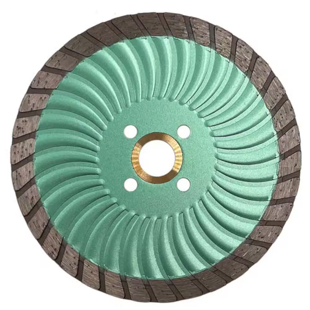 5 In. Turbo Wave Saw Blade for Granite, Sandstone, Marble, Concrete and Masonry