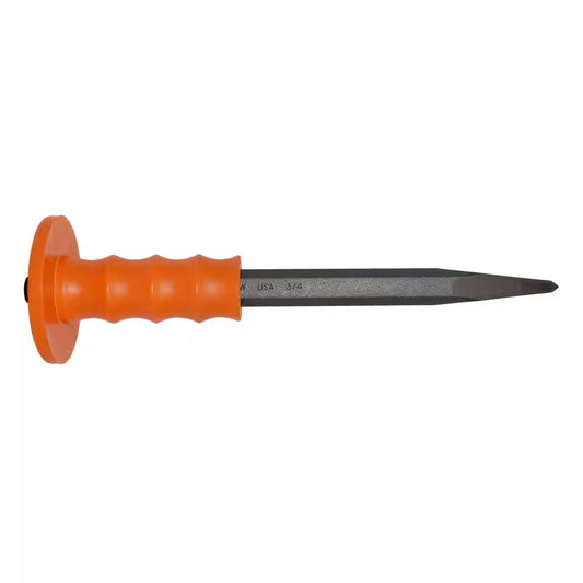 3/4 In. X 12 In. Guardian Handguard Bull Point Chisel