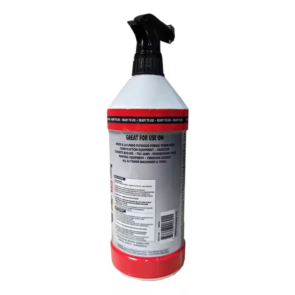 32 Oz. Water Based Industrial Concrete Release and Anti-Corrosion Coating Spray Bottle