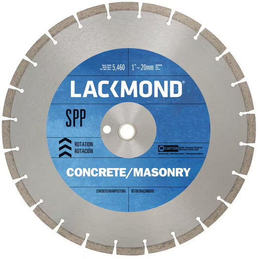 12 In. High Speed Segmented Diamond Blade for Cured Concrete and Masonry