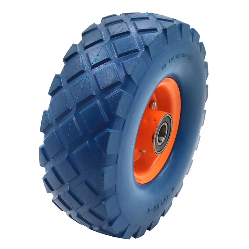 4.10/3.50-4 Foam Rubber Wheel Solid Wheel 10 Inch Caster Cart Wheel 4.10/3.50-4 Non Pneumatic Wheel Single Wheel