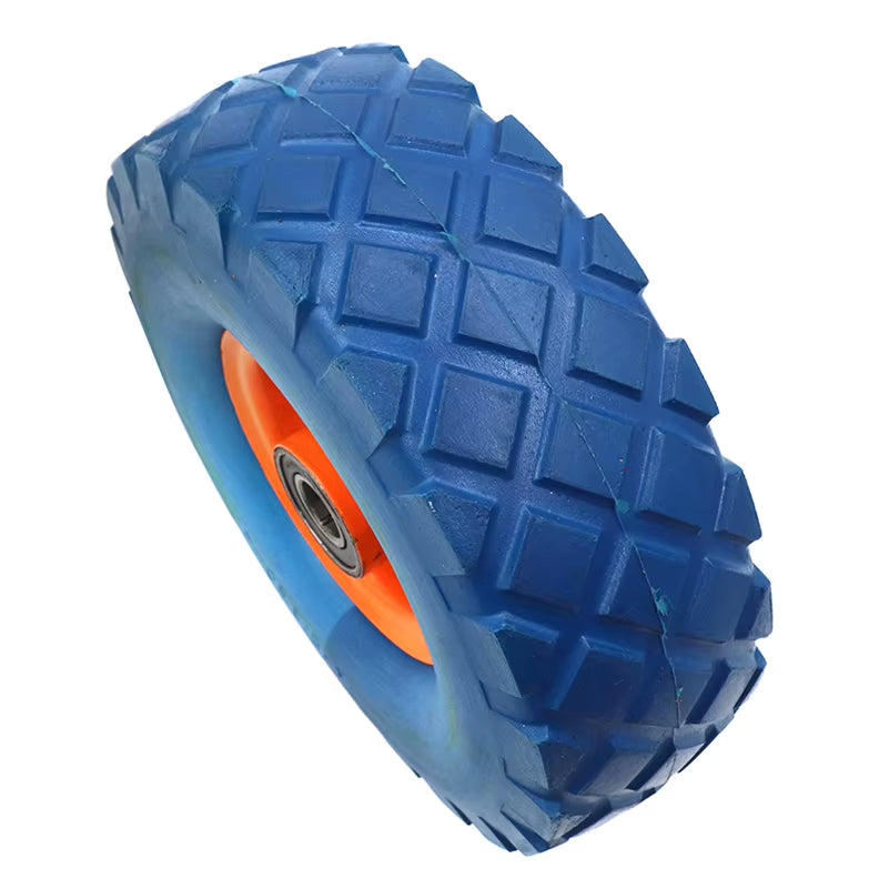 4.10/3.50-4 Foam Rubber Wheel Solid Wheel 10 Inch Caster Cart Wheel 4.10/3.50-4 Non Pneumatic Wheel Single Wheel