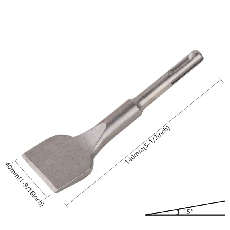 SDS plus Shank Electric Hammer Masonry Point Groove Flat Chisel Tools Wall Rock Drill Bit for Tile Cement Concrete Brick Stone