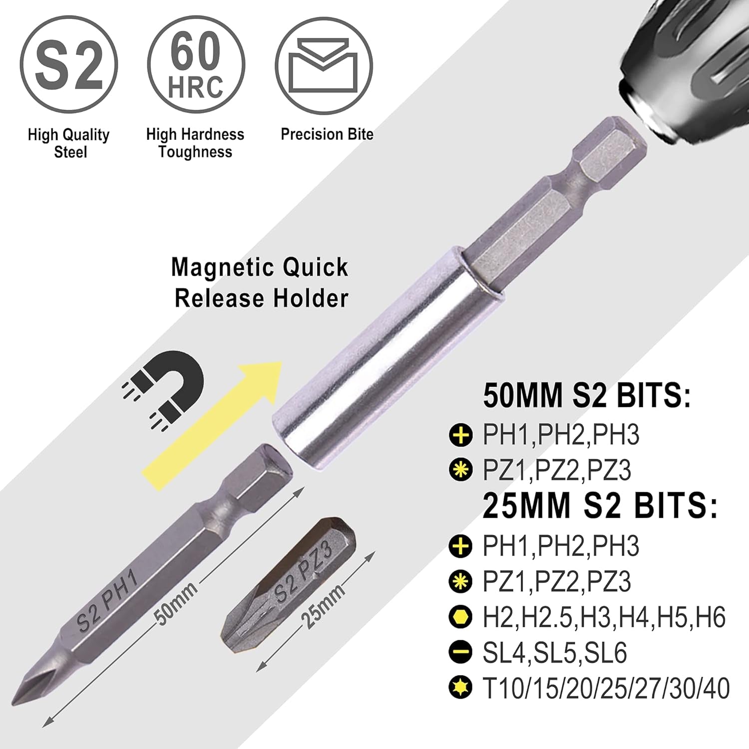 Drill Bits Set/Screwdriver Bit Set,  226-Piece Drilling and Driving Accessories with Drywall Anchor and Screw, Drill Sets Combo Kit for Wood Metal Concrete Drilling and Screw Driving