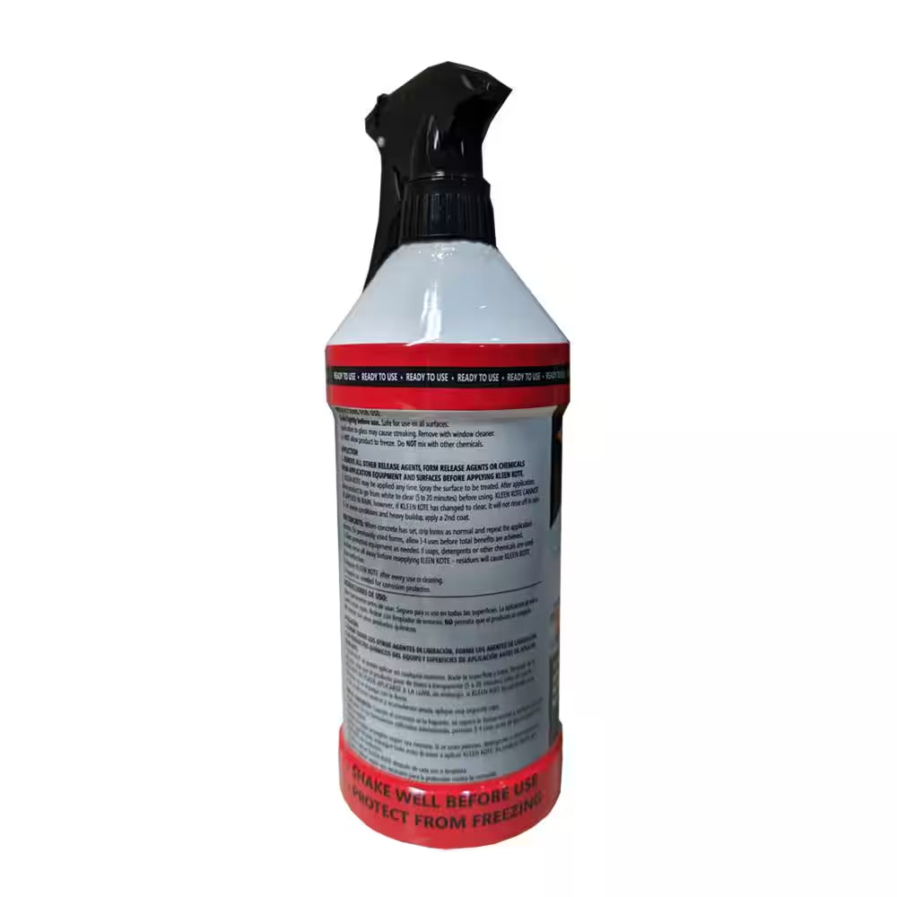 32 Oz. Water Based Industrial Concrete Release and Anti-Corrosion Coating Spray Bottle