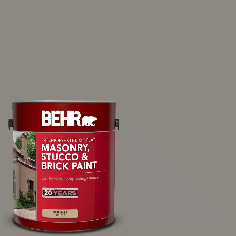 1 Gal. #BXC-55 Concrete Sidewalk Flat Masonry, Stucco and Brick Interior/Exterior Paint