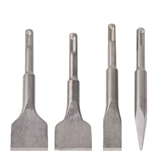 SDS plus Shank Electric Hammer Masonry Point Groove Flat Chisel Tools Wall Rock Drill Bit for Tile Cement Concrete Brick Stone