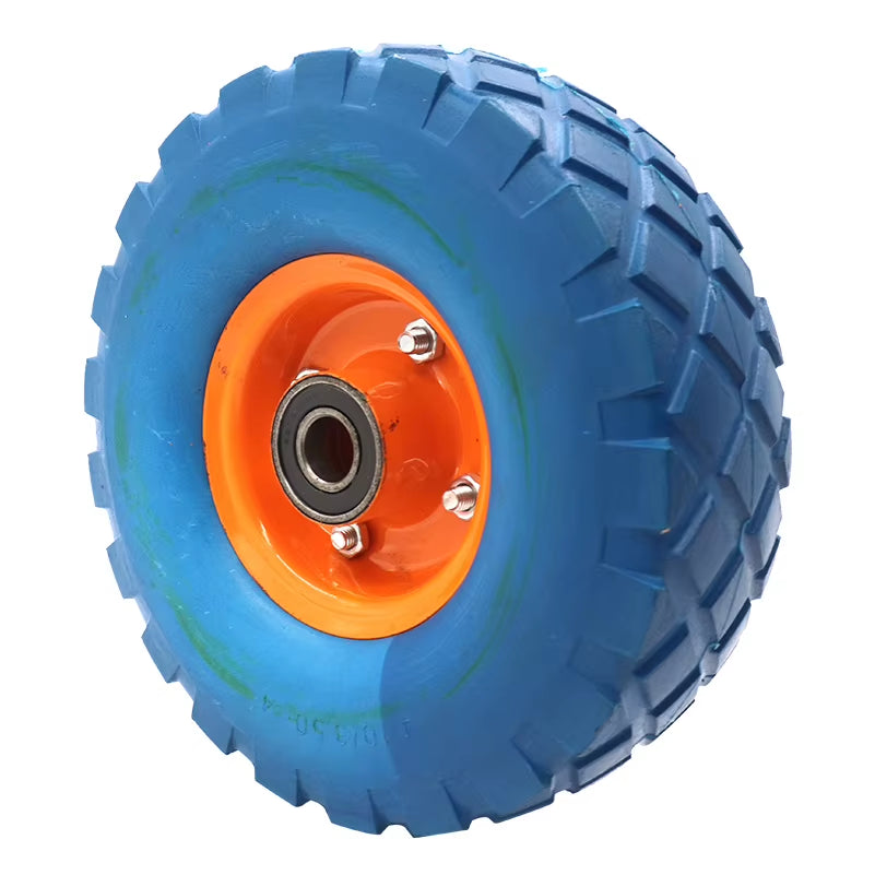 4.10/3.50-4 Foam Rubber Wheel Solid Wheel 10 Inch Caster Cart Wheel 4.10/3.50-4 Non Pneumatic Wheel Single Wheel