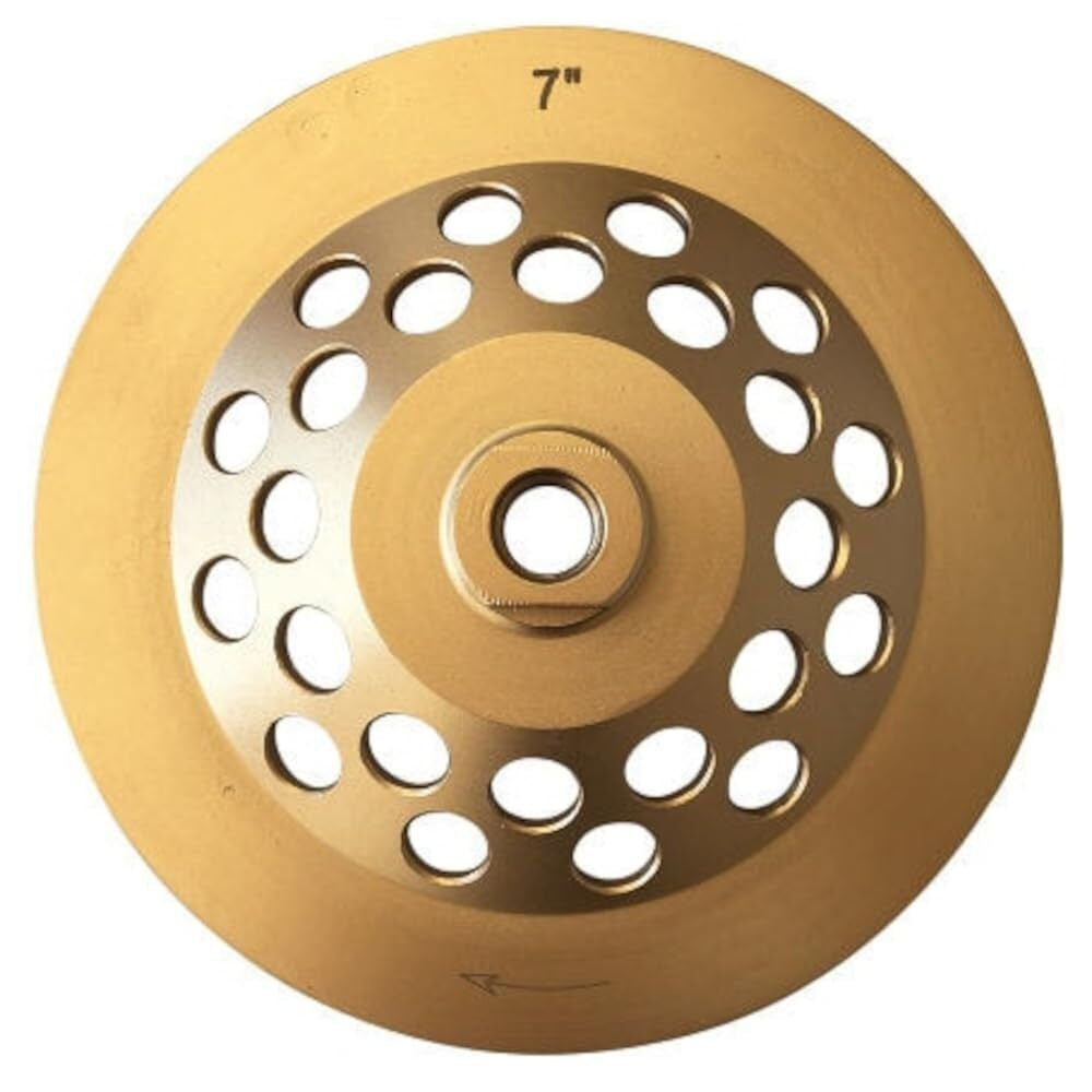 7 Diamond Grinding Wheels for Concrete or Masonry, 24 Double Row Segments, 30...